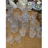 Collection of cut glass