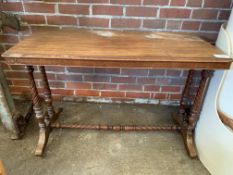 Mahogany hall table