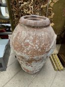 Terracotta urn