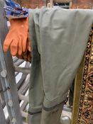 A pair of Cofra waders, size 45, and two pairs of Oasis long gloves