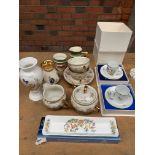 Bavarian china part tea set and other china