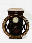 International" Dey-type oak cased time register machine by International Business Machines