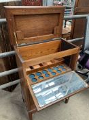 Mahogany small cocktail cabinet