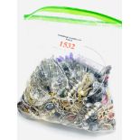 Large bag of costume jewellery