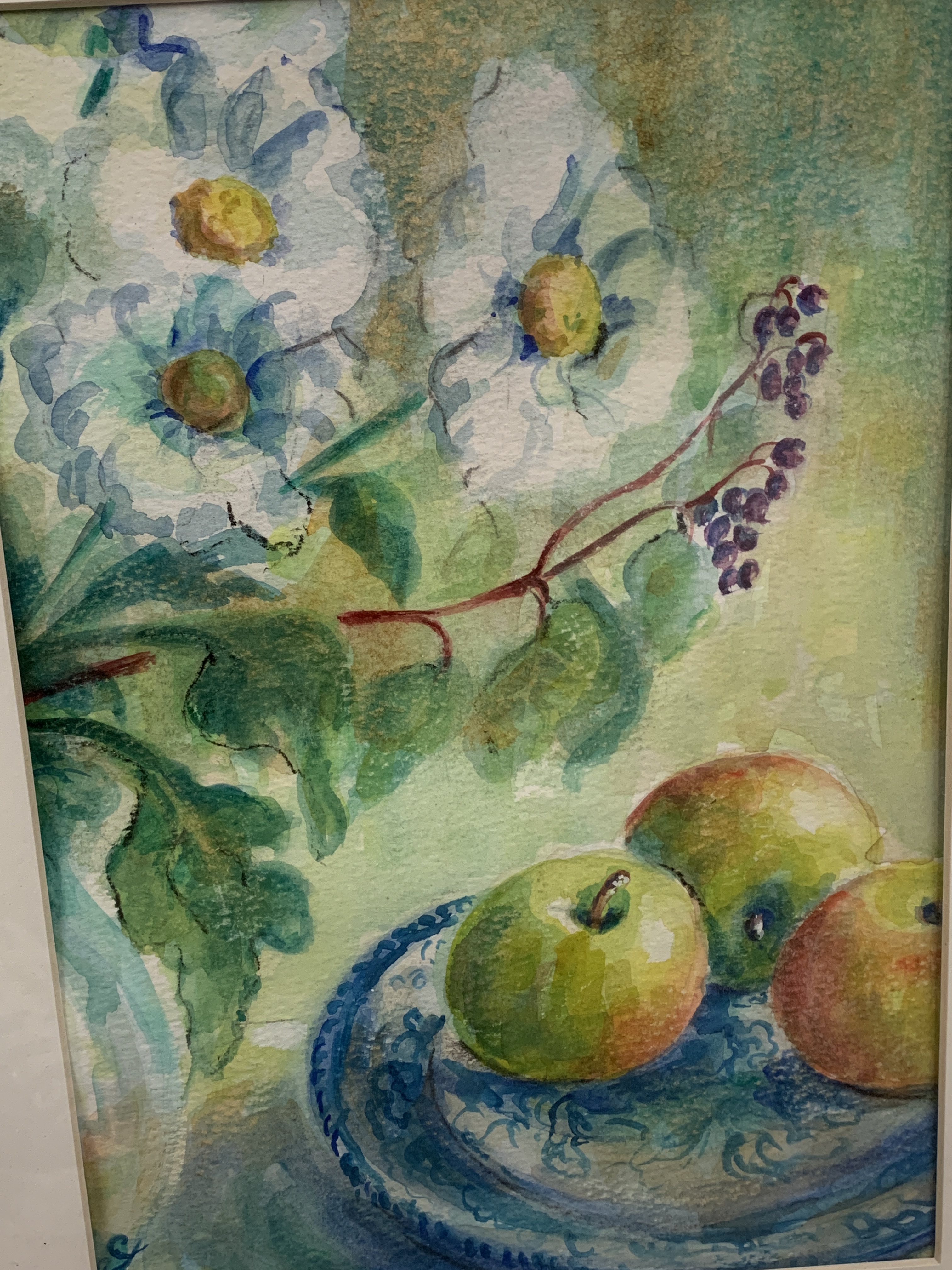 Three framed watercolours still lifes all by Fiona Goldbacher - Image 3 of 3
