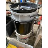 Quantity of buckets and other items