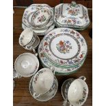 Quantity of Spode 'Chinese Rose' dinner ware