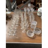 Quantity of approximately 49 glass Victorian and later drinking glasses