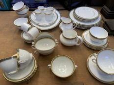 A Royal Doulton 'Clarendon' part dinner service