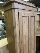 Pine single wardrobe