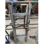 Four section aluminium ladder