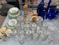 Poole pottery tableware, glassware and other items