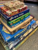 A quantity of second hand puzzles and board games