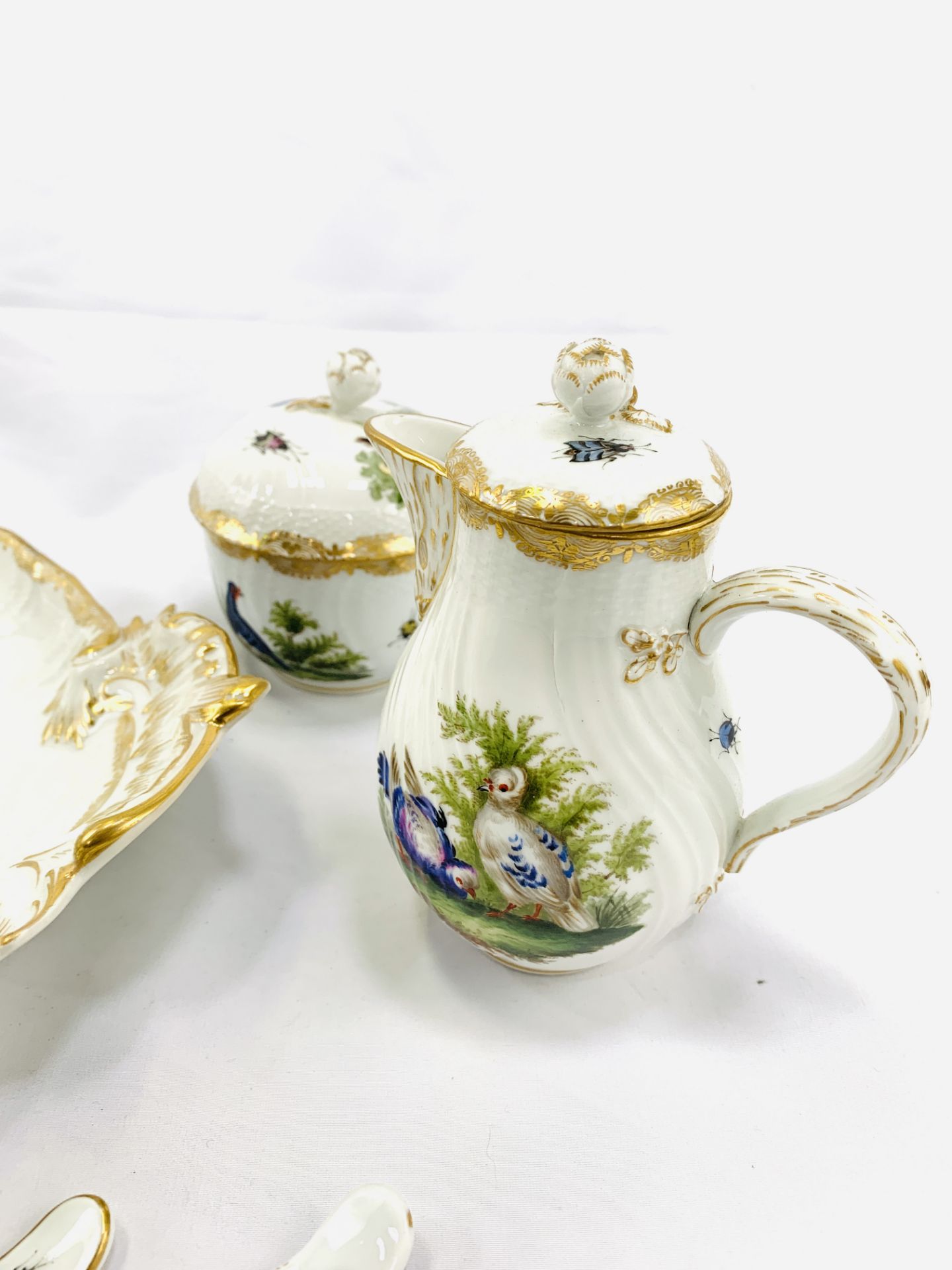 Mid-19th Century Berlin porcelain tea set - Image 4 of 10