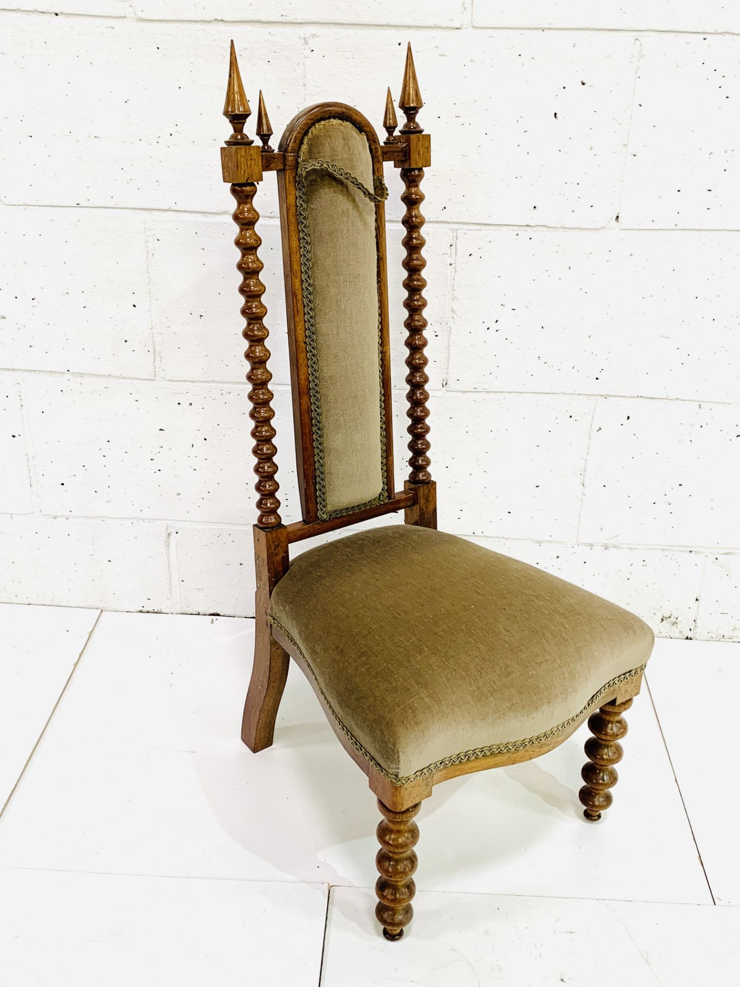 Upholstered decorative hall chair - Image 3 of 4