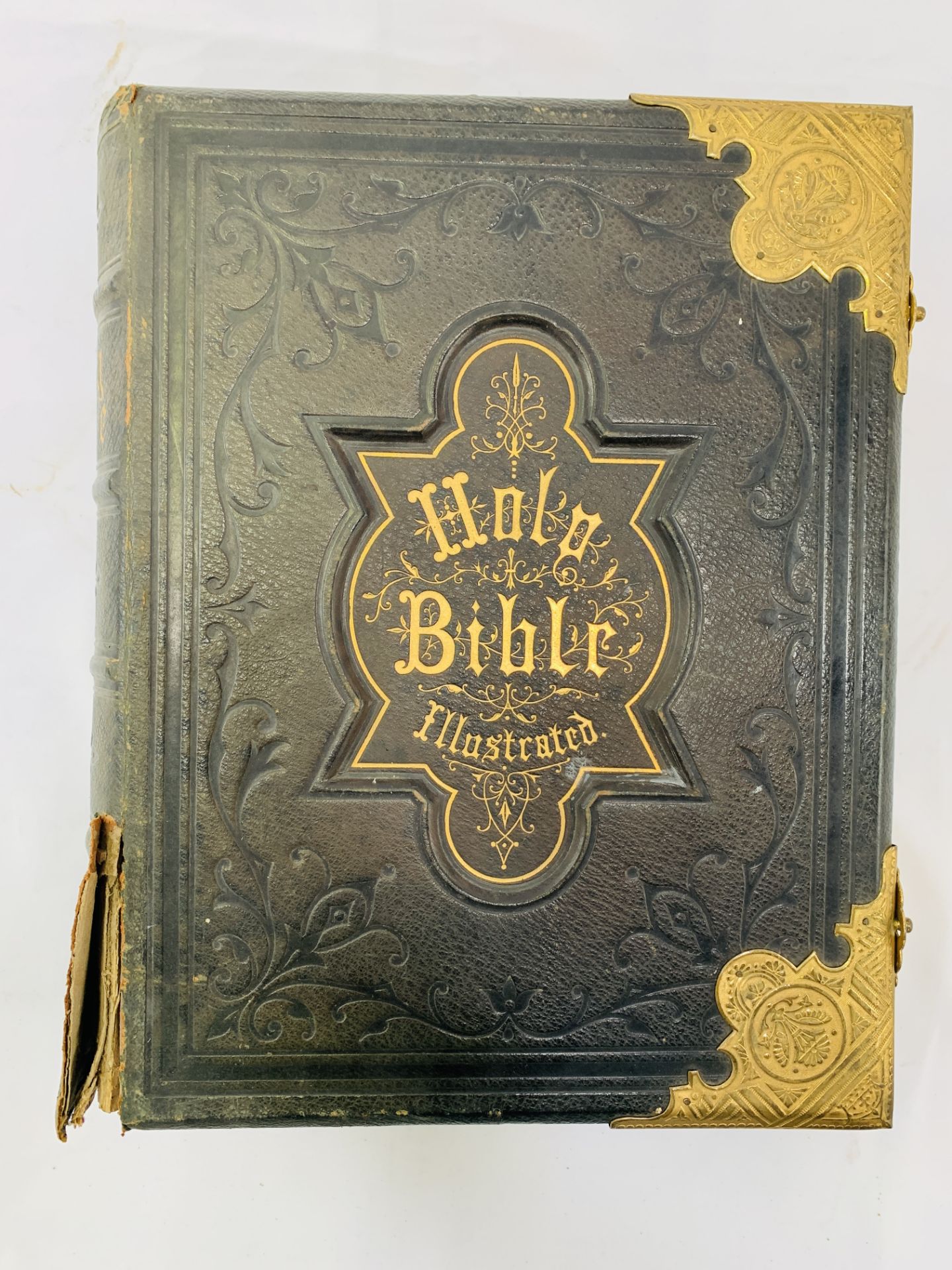 Illustrated Holy Bible with commentaries of Scott and Henry