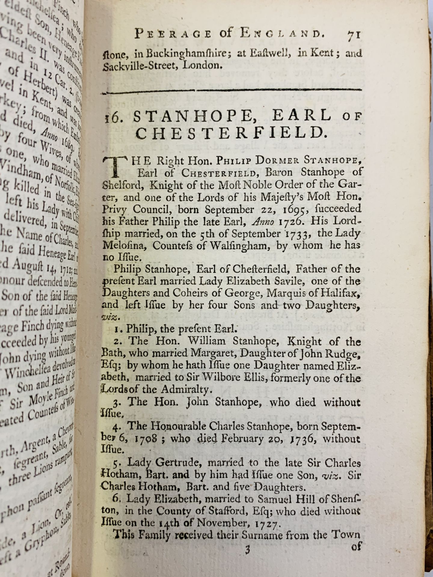 A Short View of the Families of the Present English Nobility, 1758 by Mr Salmon - Image 4 of 4