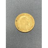 1906 gold half sovereign