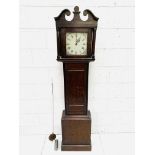 Mahogany long case clock