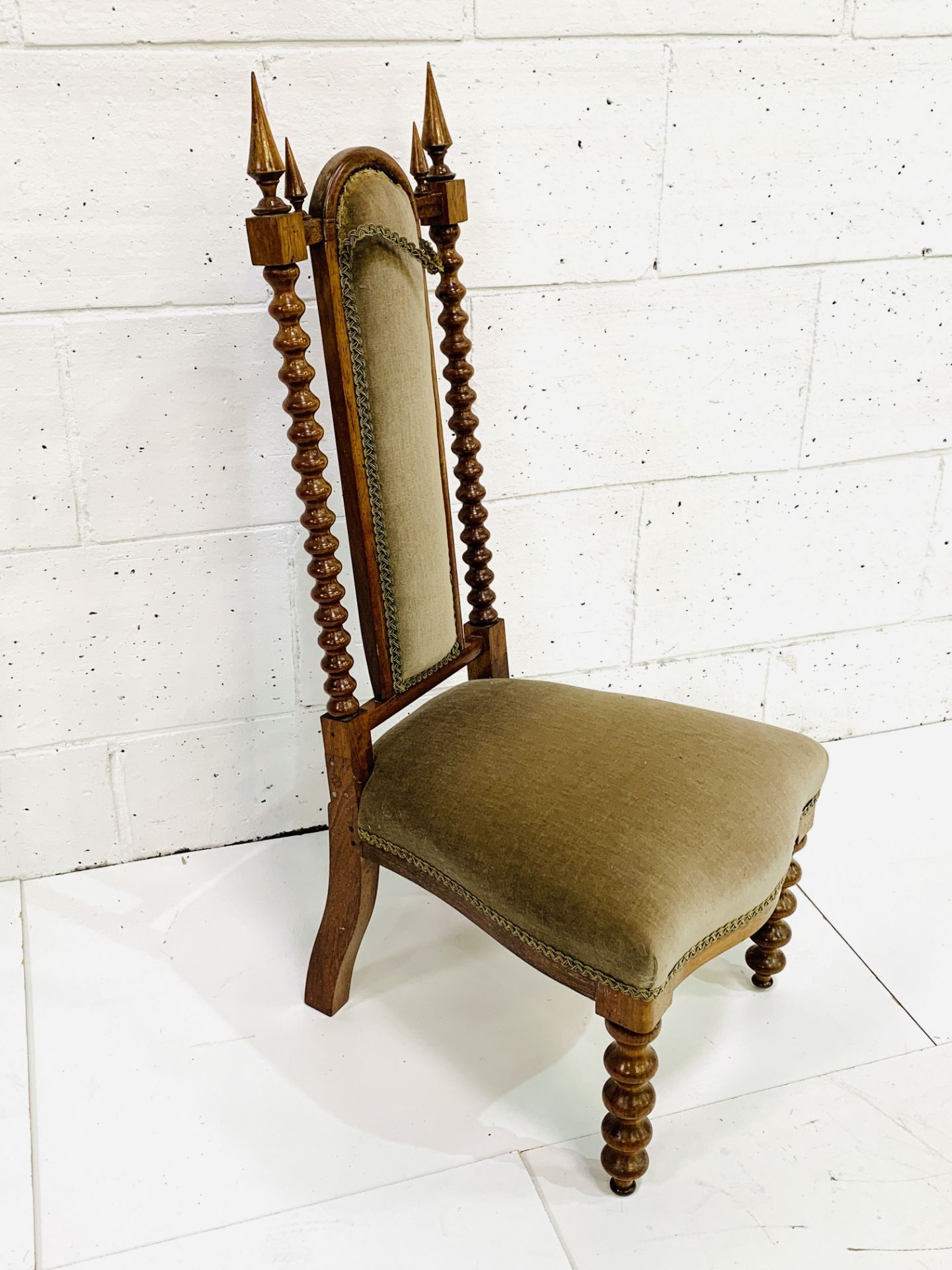 Upholstered decorative hall chair - Image 4 of 4