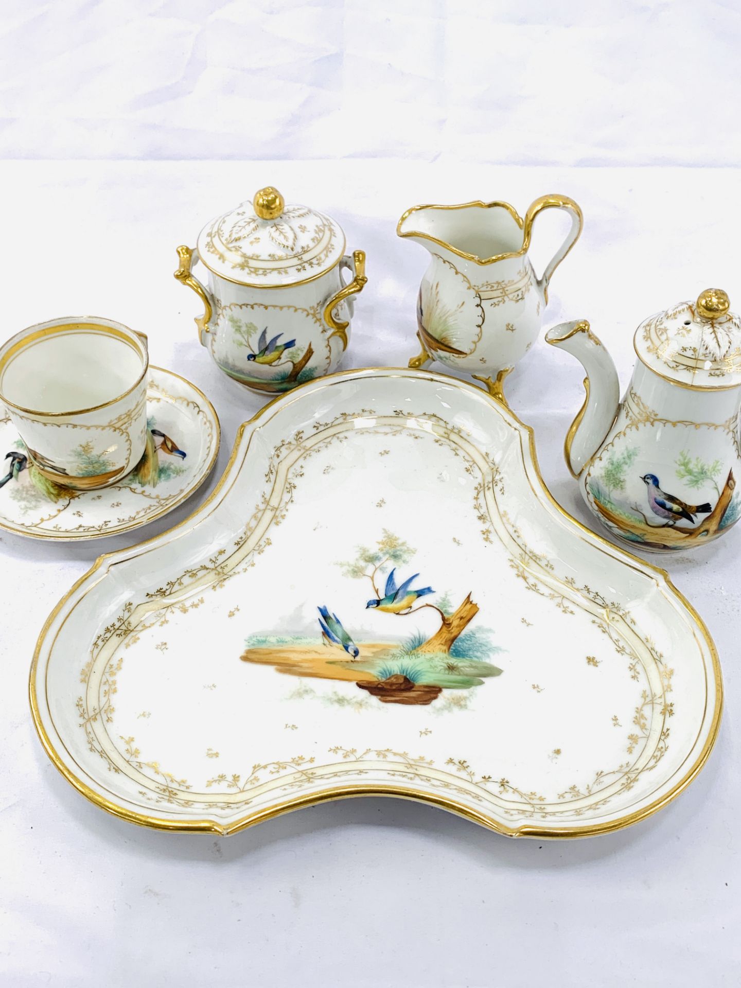 Russian porcelain tea set - Image 2 of 8