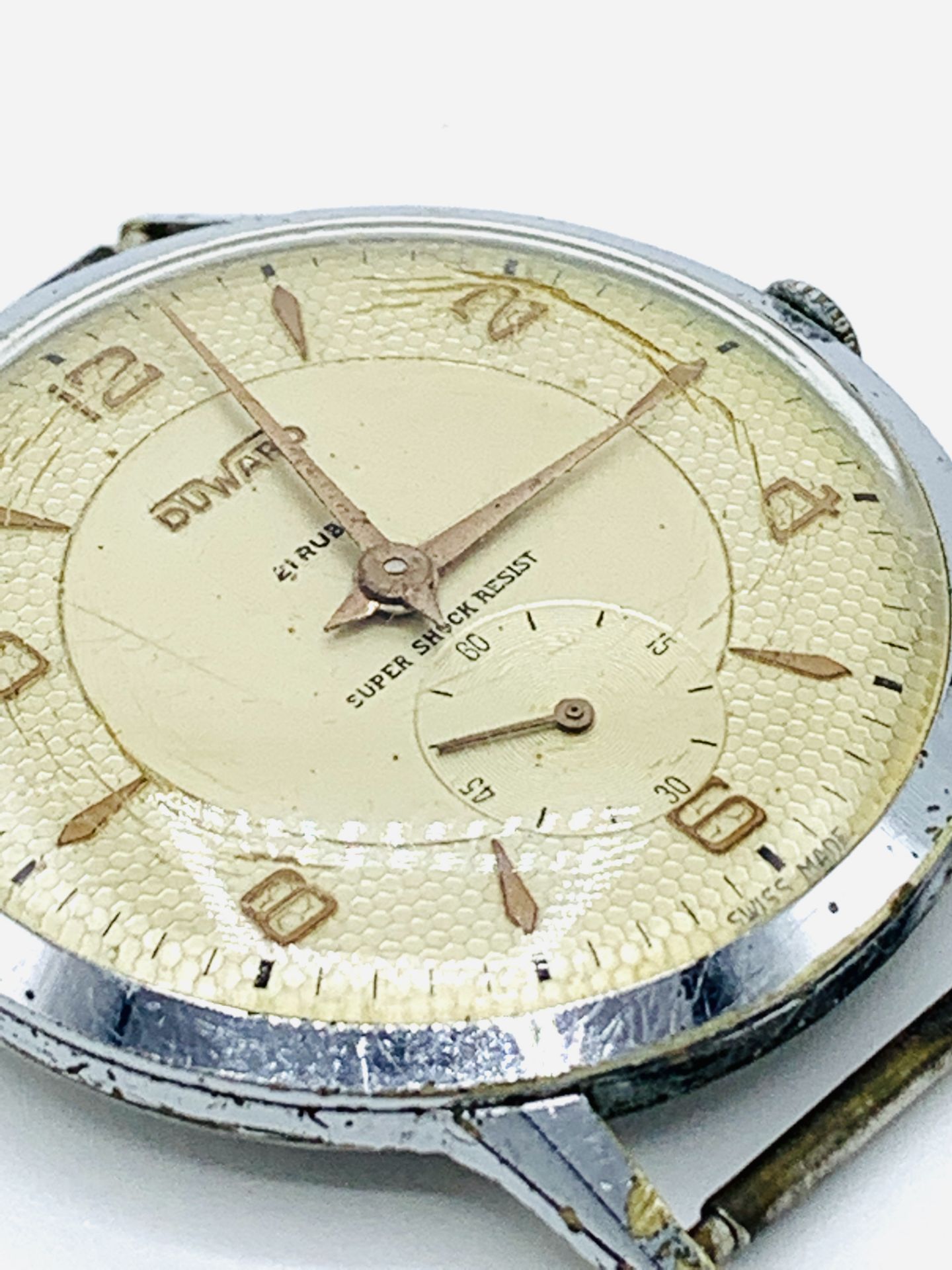 Duward 21 rubis Super Shock Resistant manual wind Swiss made wrist watch - Image 2 of 5