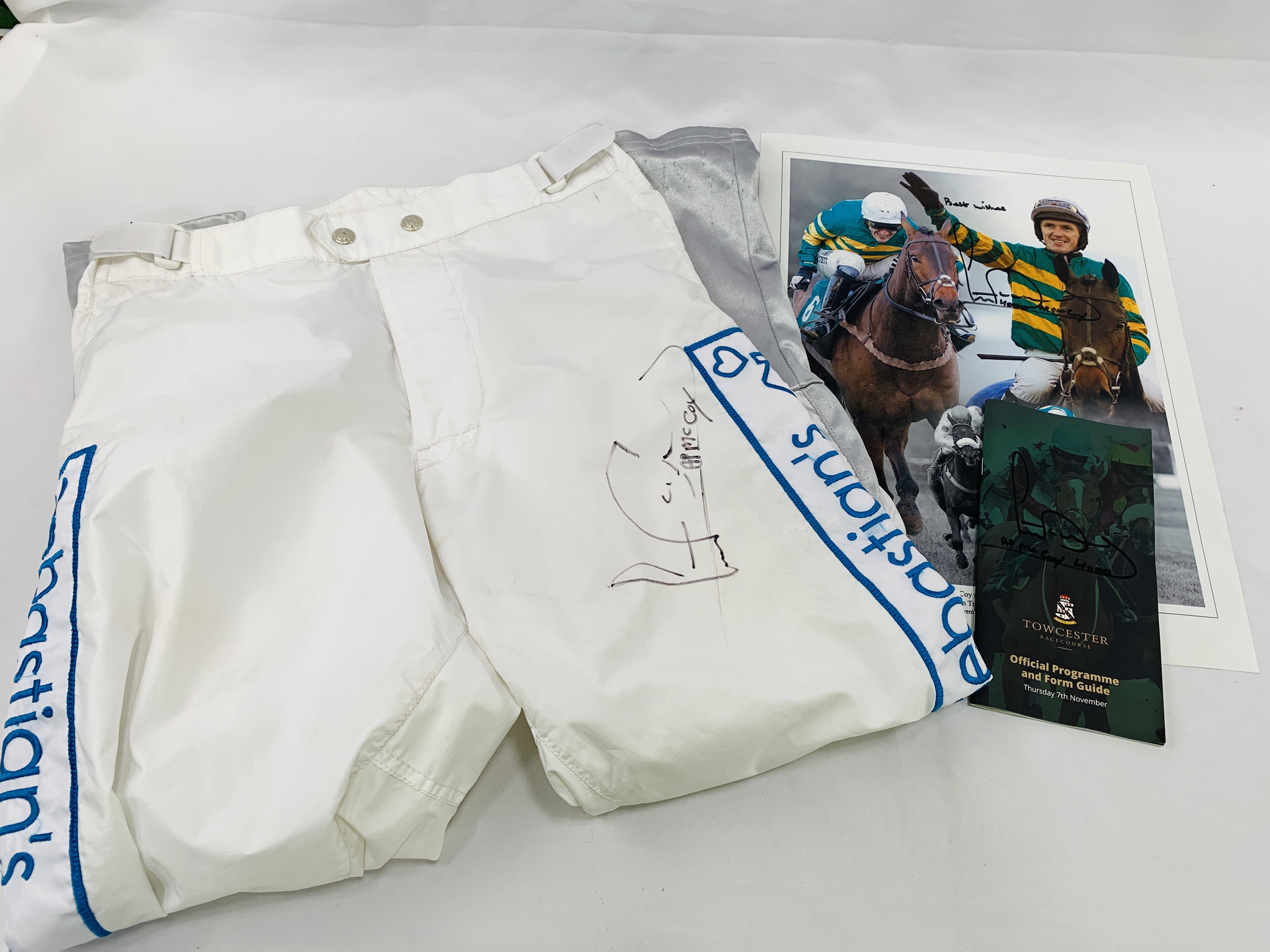 Sir Anthony McCoy signed memorabilia