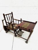 19th century Baumann & Co metamorphic high chair