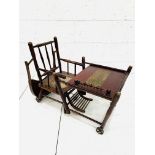 19th century Baumann & Co metamorphic high chair