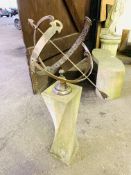 Sandstone Armillary sundial by TorStone