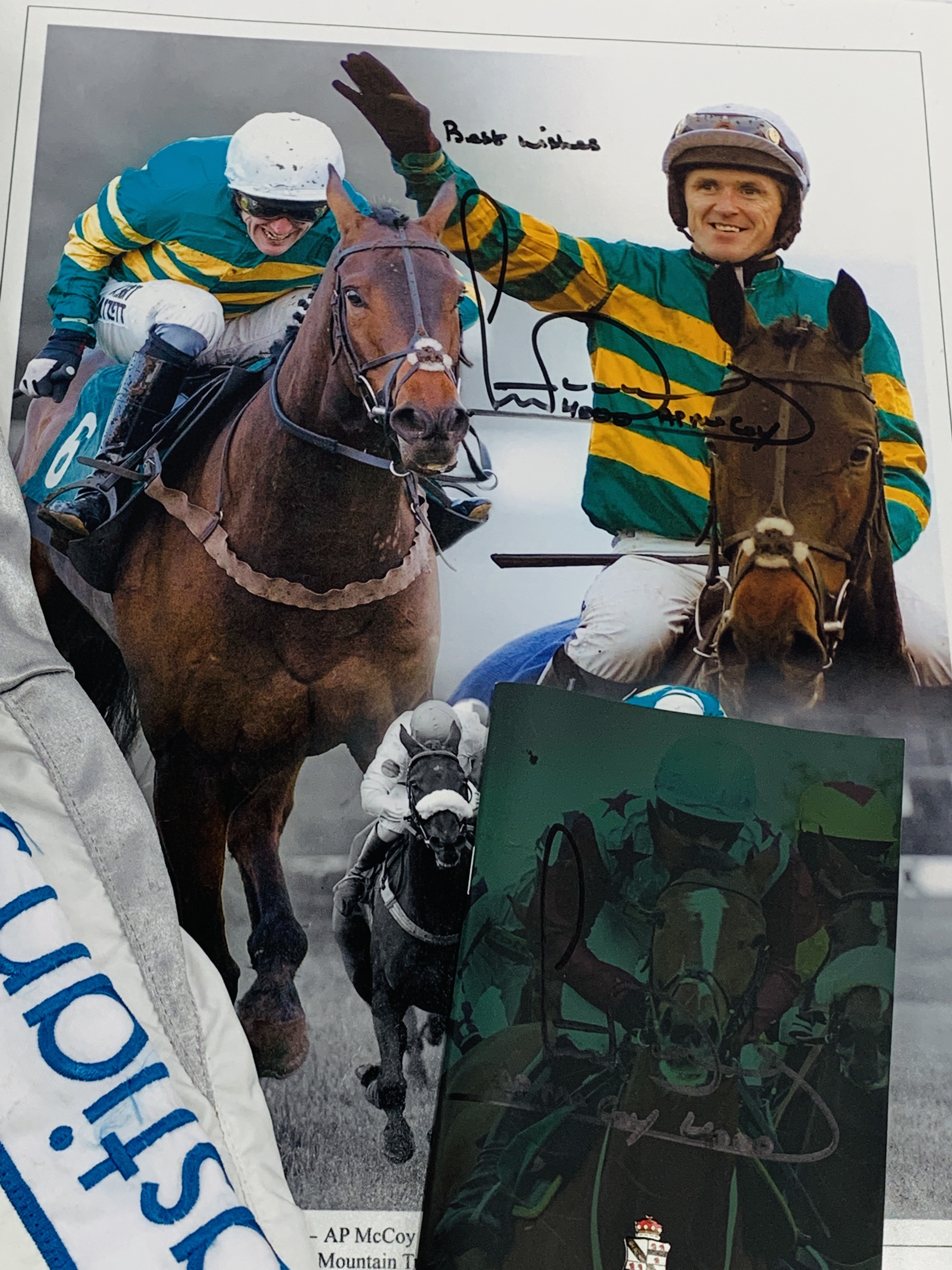 Sir Anthony McCoy signed memorabilia - Image 2 of 5