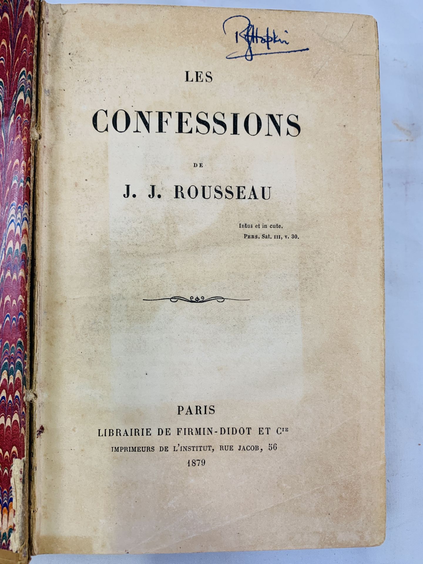 Jeanne Darc by M. de Lescure, 1873, and Les Confessions de Rousseau, 1879 - Image 3 of 5