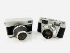 Leidolf, Wetzlar, Lordomat SLE camera circa 1956, and a Werra 1 camera