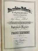 Two volumes of sheet music circa 1850