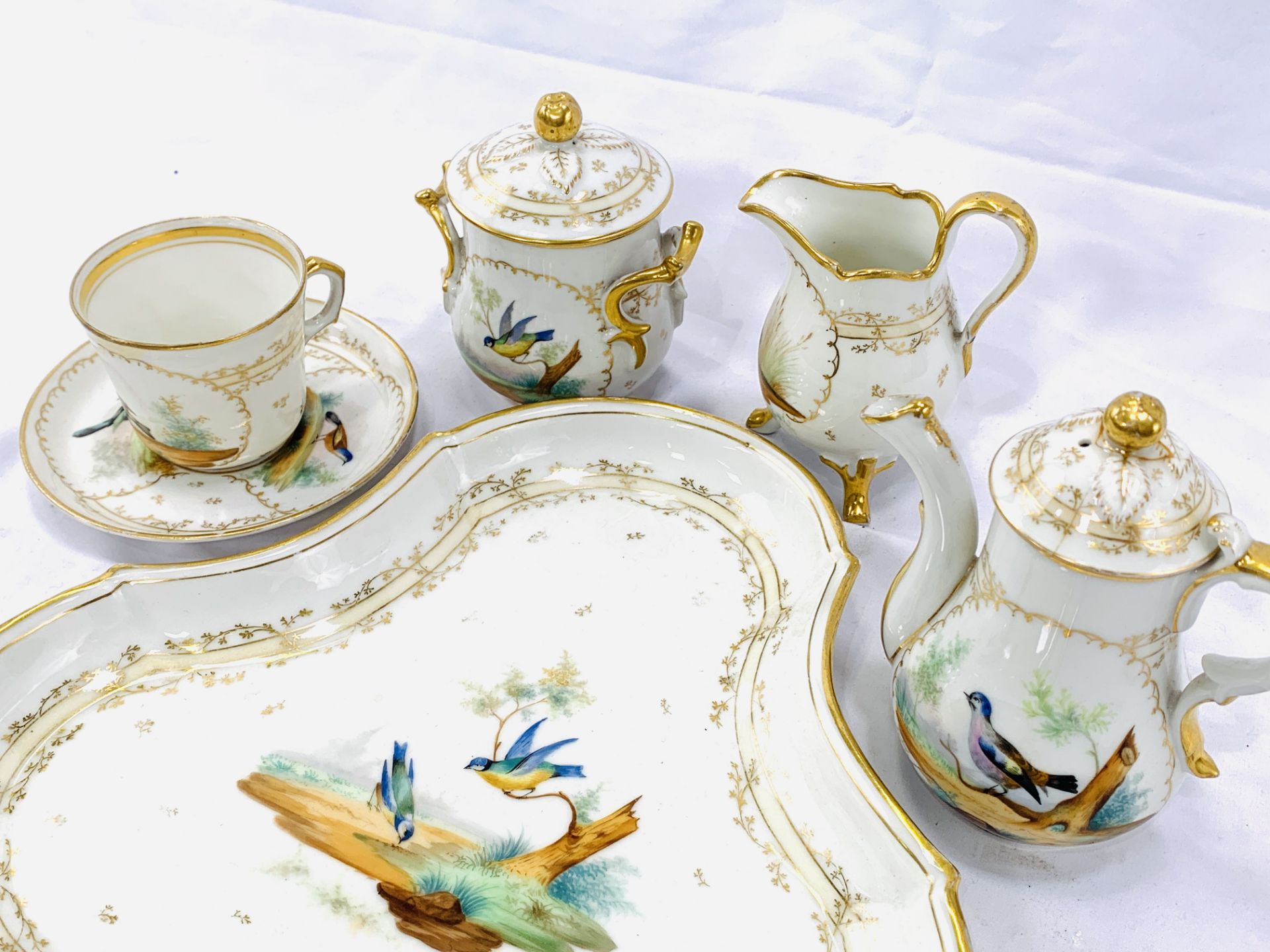 Russian porcelain tea set - Image 5 of 8