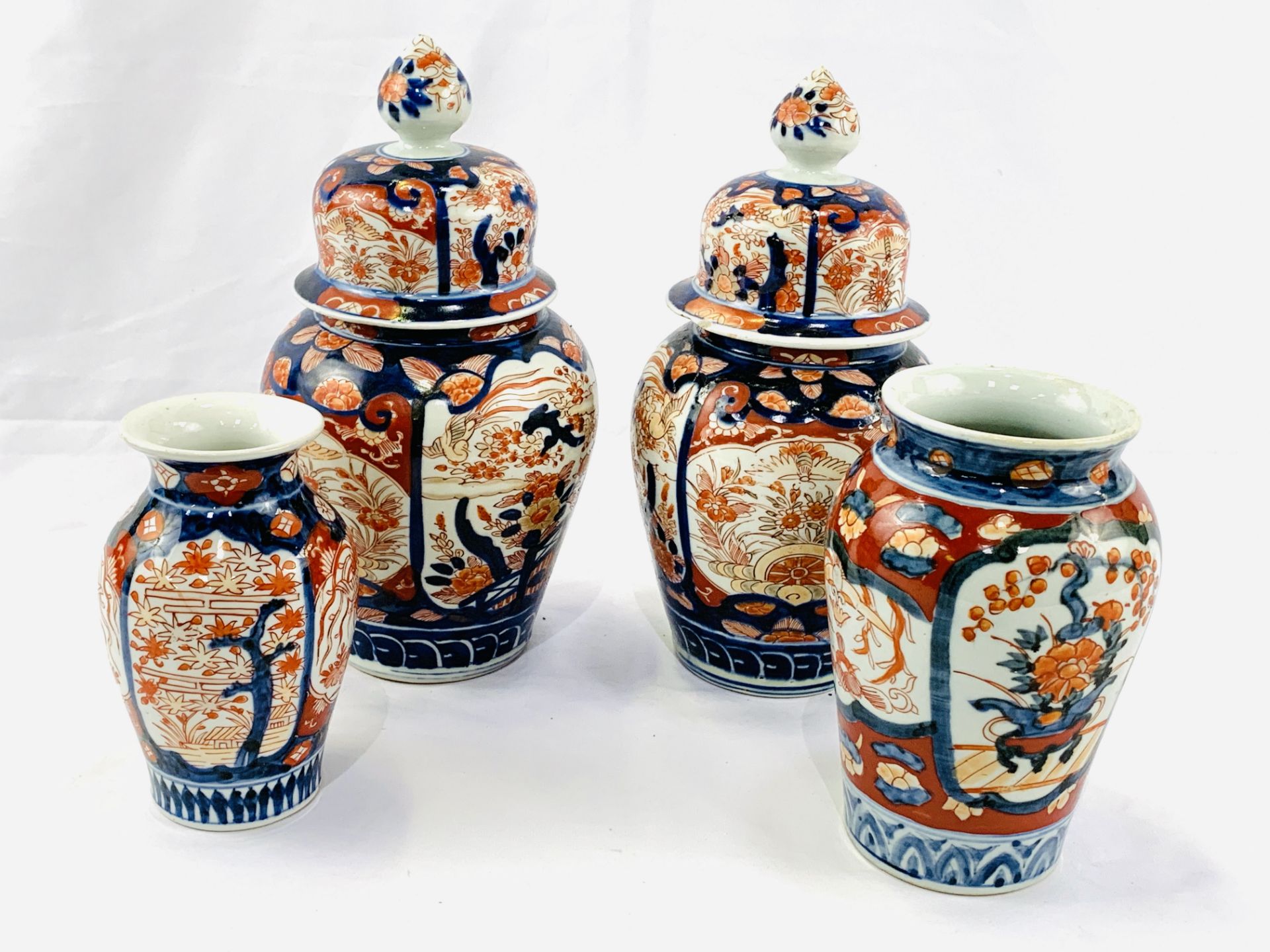 Collection of Imari pottery