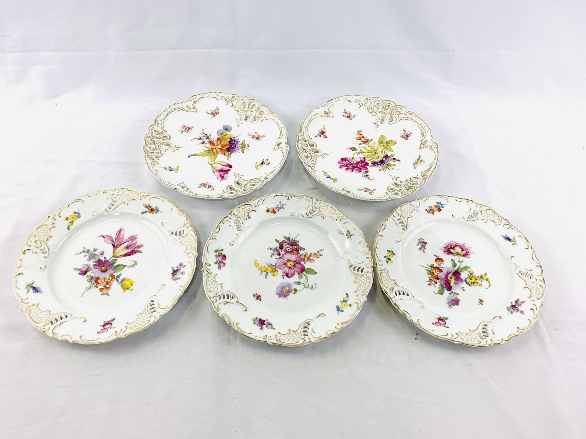 Nymphenburg porcelain and 2 other porcelain items