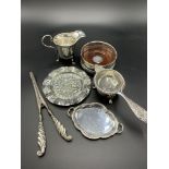 Collection of hallmarked silver