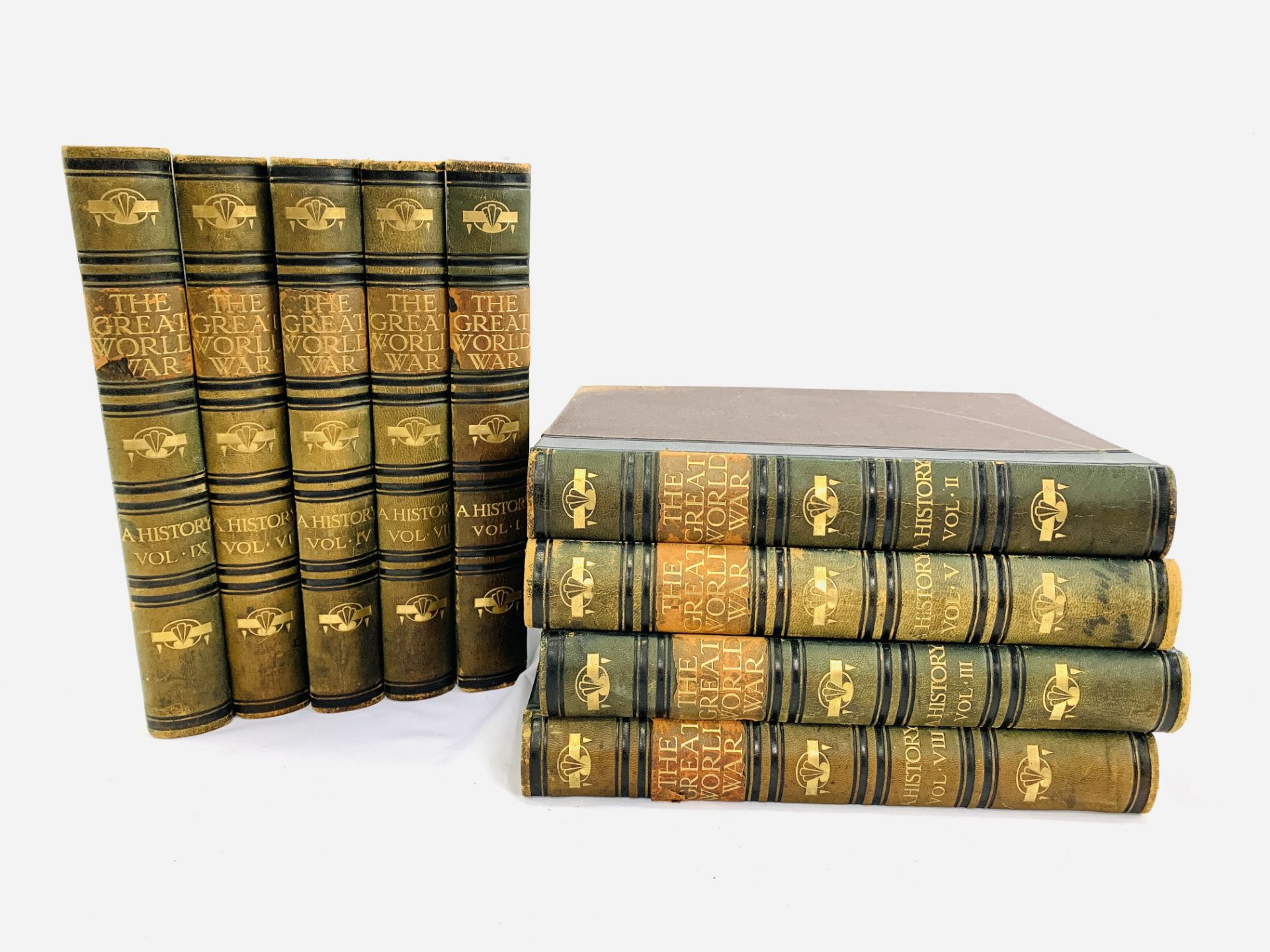 Great World War edited by Frank Mumby in nine volumes