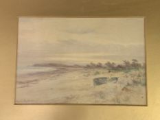 Gilt framed and glazed watercolour signed Arthur Maugham