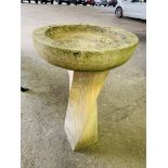 Sandstone bird bath by TorStone