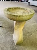 Sandstone bird bath by TorStone