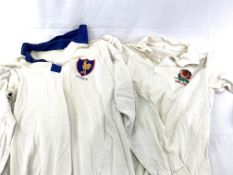 An England Rugby shirt together with a France Rugby shirt