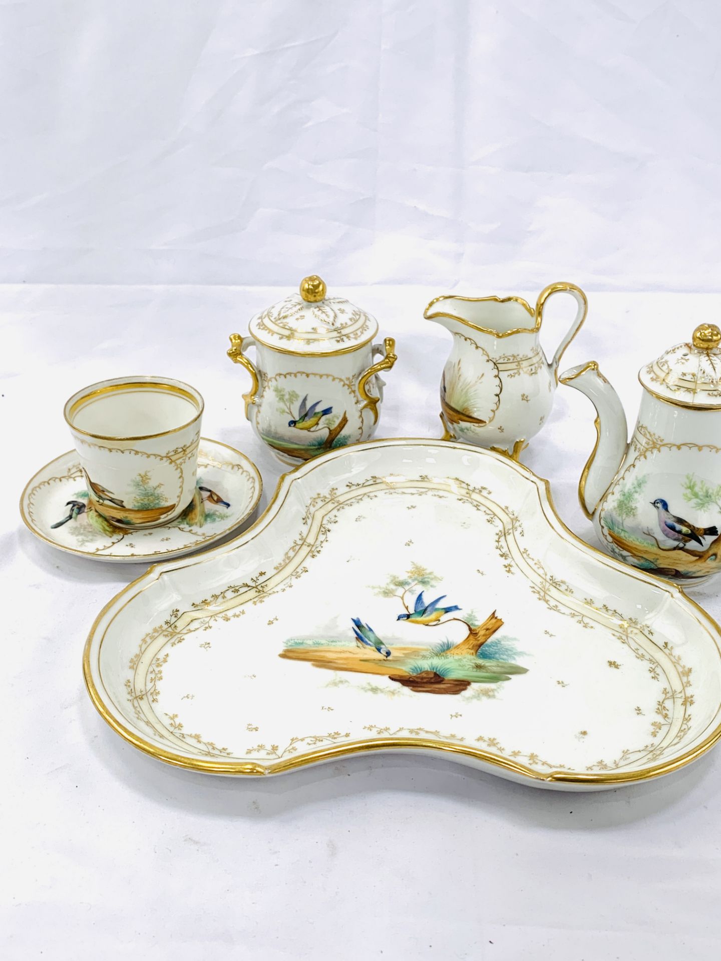 Russian porcelain tea set - Image 6 of 8