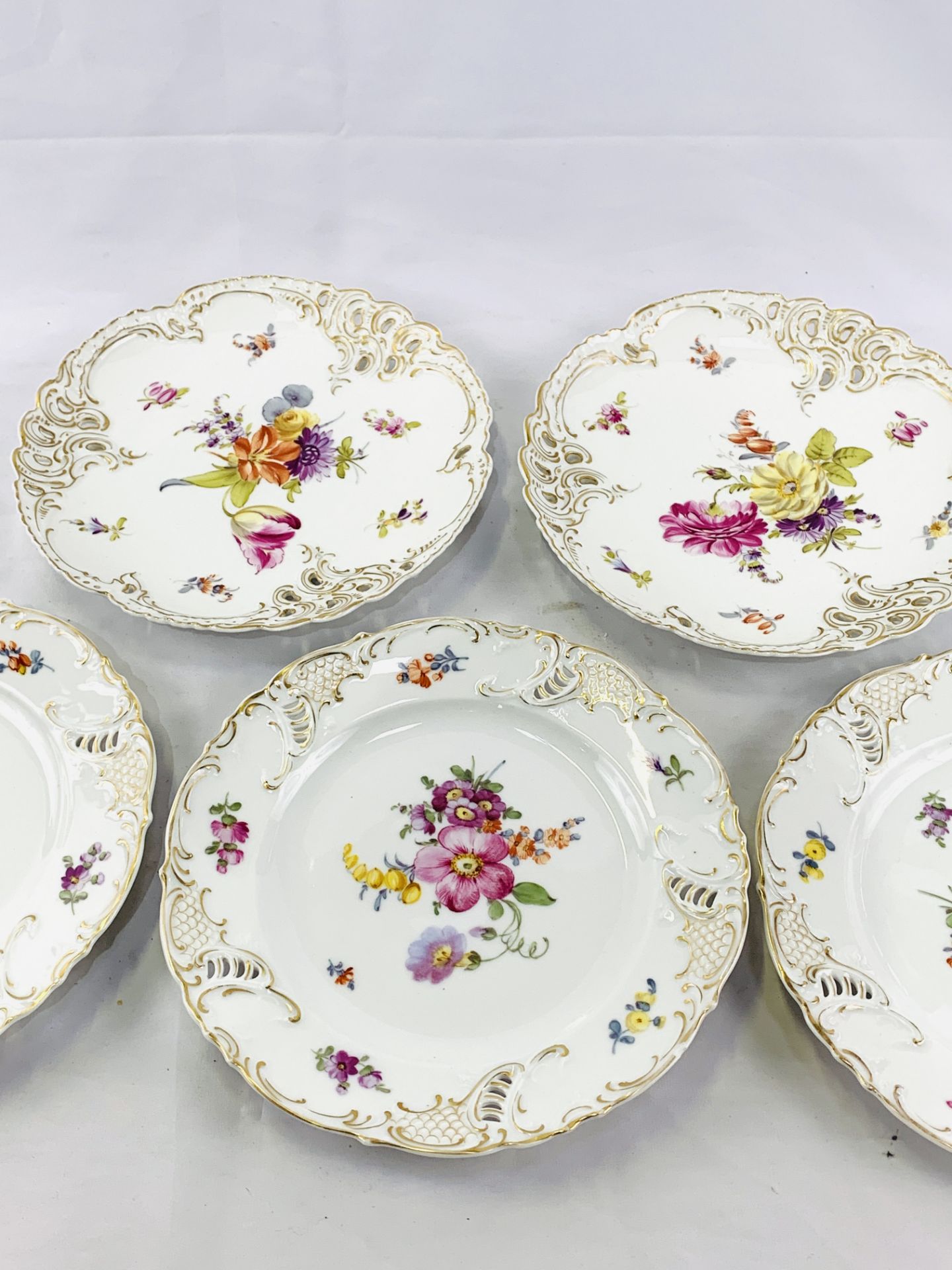 Nymphenburg porcelain and 2 other porcelain items - Image 2 of 4