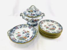 JR and G "Floral" tableware