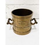 Imperial gallon bronze measure