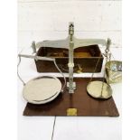 Boxed 7lbs aluminium balance scale