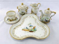 Russian porcelain tea set