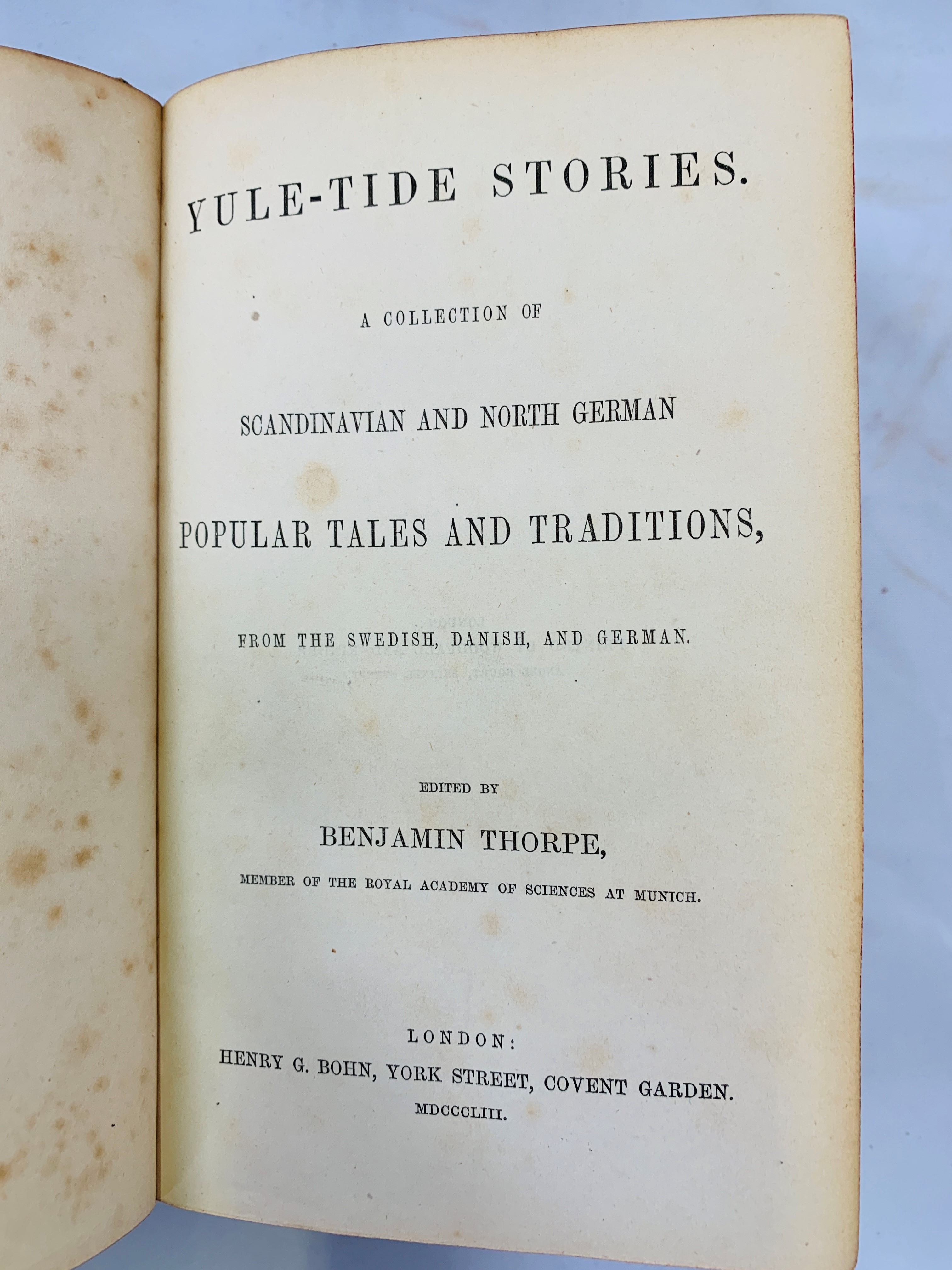 Yule-Tide Stories, 1883; Henrietta Temple A Love Story; The History of Pendennis - Image 2 of 5